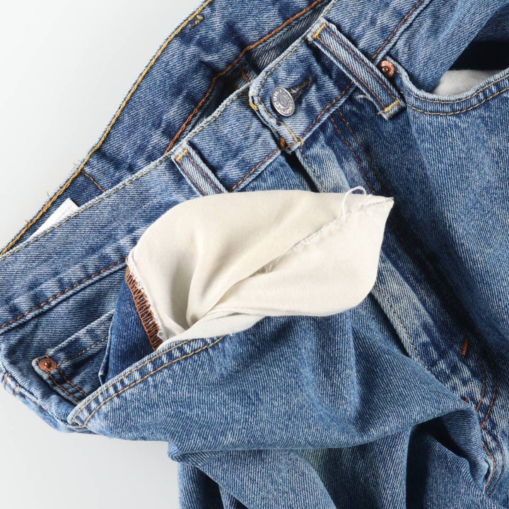 Levi's 505 Tapered Denim Pants, Men's W35 (approx.), Vintage cotton blue type Vintage Second Hand