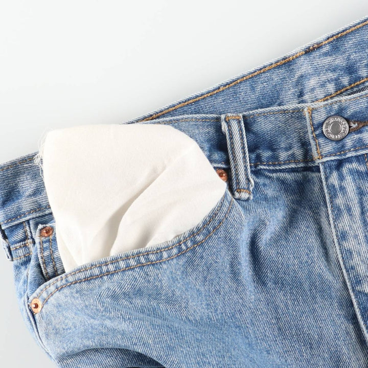 Levi's 505 Tapered Denim Pants, Men's Size W38 (approx.), Vintage cotton blue type Vintage Second Hand