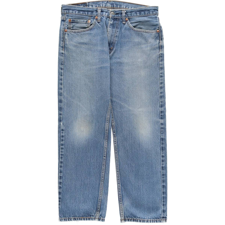 Levi's 505 tapered denim pants for men, equivalent to w35 cotton blue type Vintage Second Hand