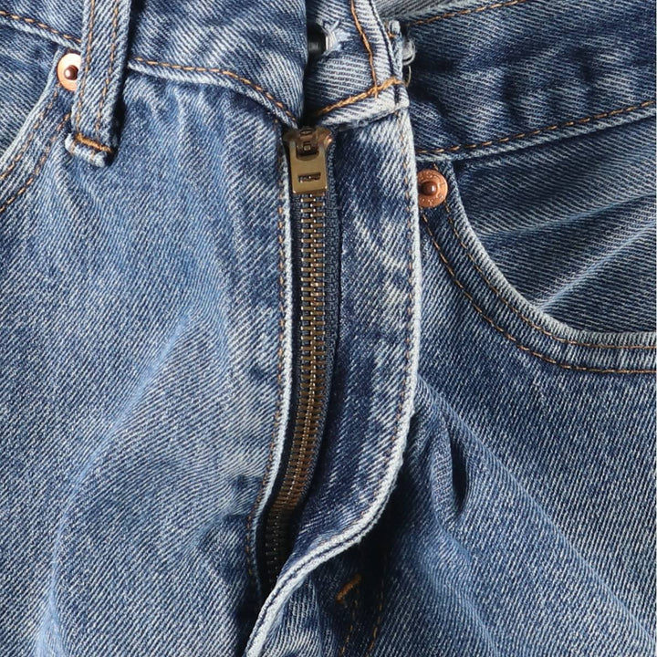 Levi's 505 tapered denim pants for men, equivalent to w35 cotton blue type Vintage Second Hand