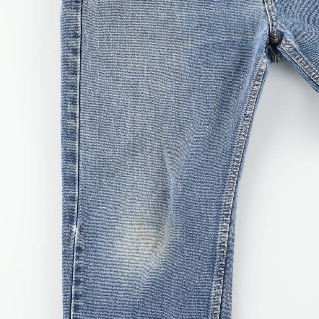 Levi's 505 tapered denim pants for men, equivalent to w35 cotton blue type Vintage Second Hand