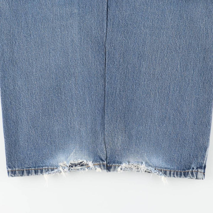Levi's 505 tapered denim pants for men, equivalent to w35 cotton blue type Vintage Second Hand