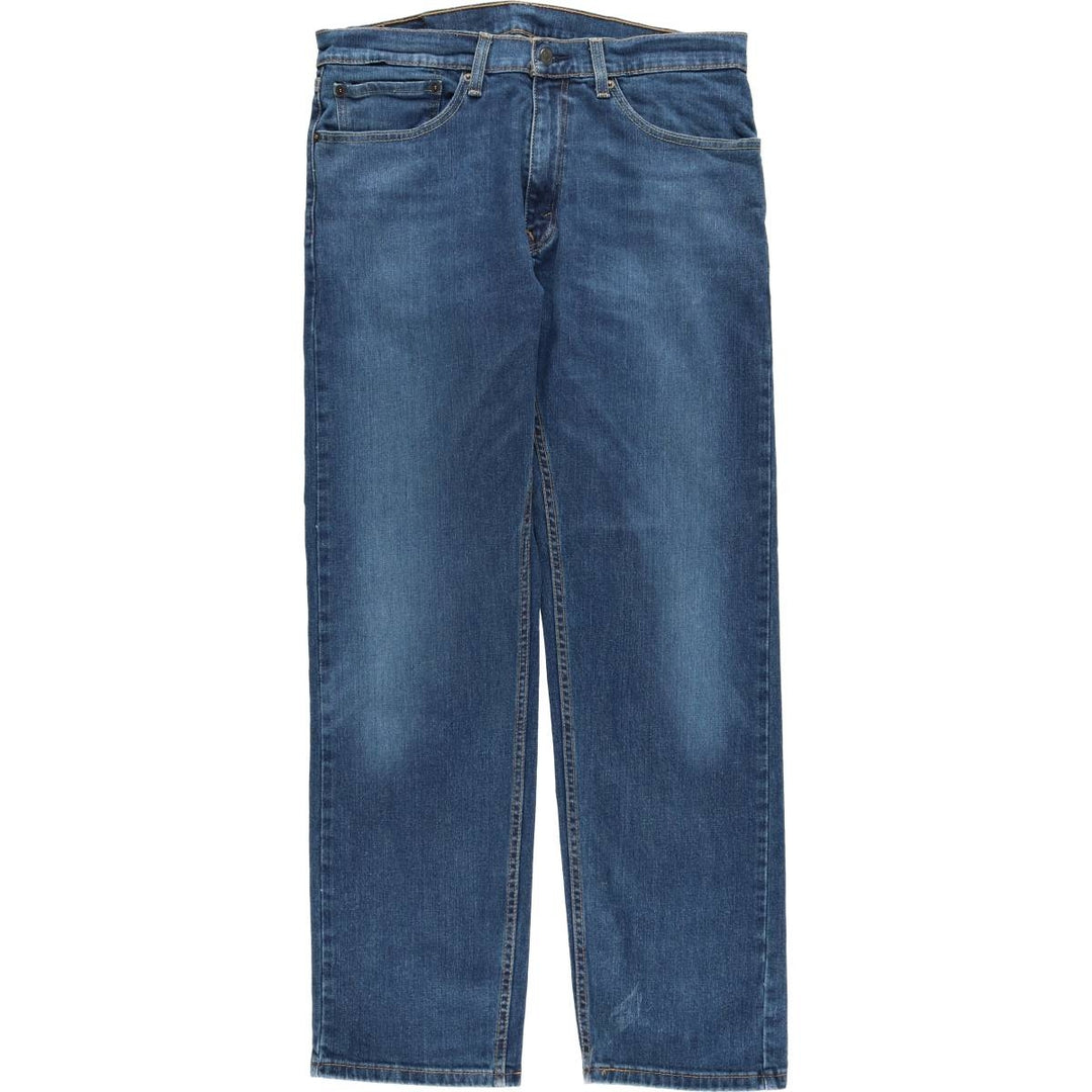 Levi's 505 tapered denim pants for men, size w36 cotton blue type Vintage Second Hand