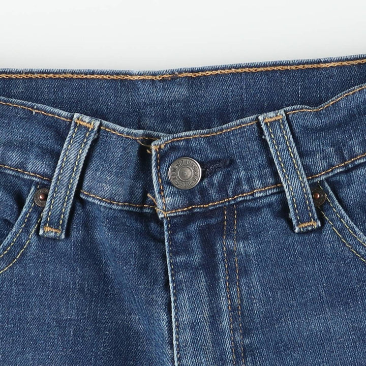 Levi's 505 tapered denim pants for men, size w36 cotton blue type Vintage Second Hand