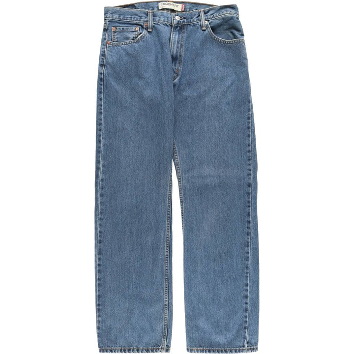 Levi's 505 Straight Fit Tapered Denim Pants, Men's Size W36 (approx.), Vintage cotton blue type Vintage Second Hand