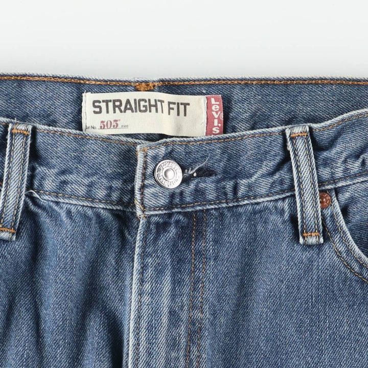 Levi's 505 Straight Fit Tapered Denim Pants, Men's Size W36 (approx.), Vintage cotton blue type Vintage Second Hand