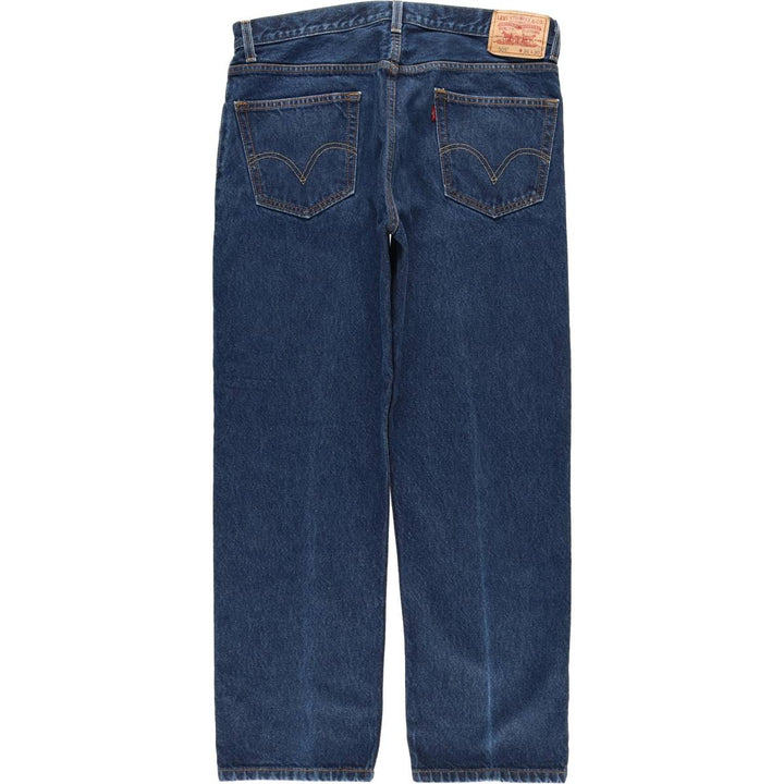 Levi's 505 Regular Fit Tapered Denim Pants, Men's W37 (approx.), Zipper Fly cotton blue type Vintage Second Hand