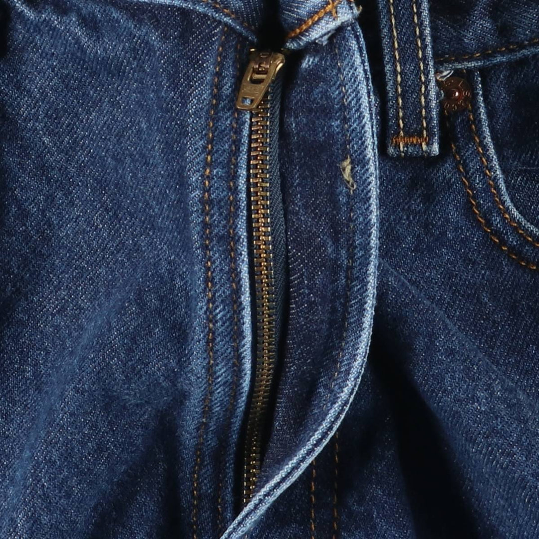 Levi's 505 Regular Fit Tapered Denim Pants, Men's W37 (approx.), Zipper Fly cotton blue type Vintage Second Hand