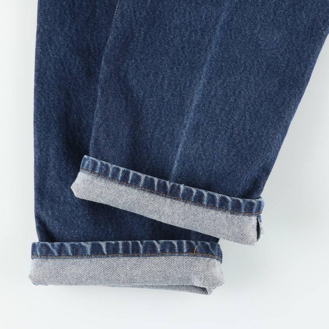 Levi's 505 Regular Fit Tapered Denim Pants, Men's W37 (approx.), Zipper Fly cotton blue type Vintage Second Hand