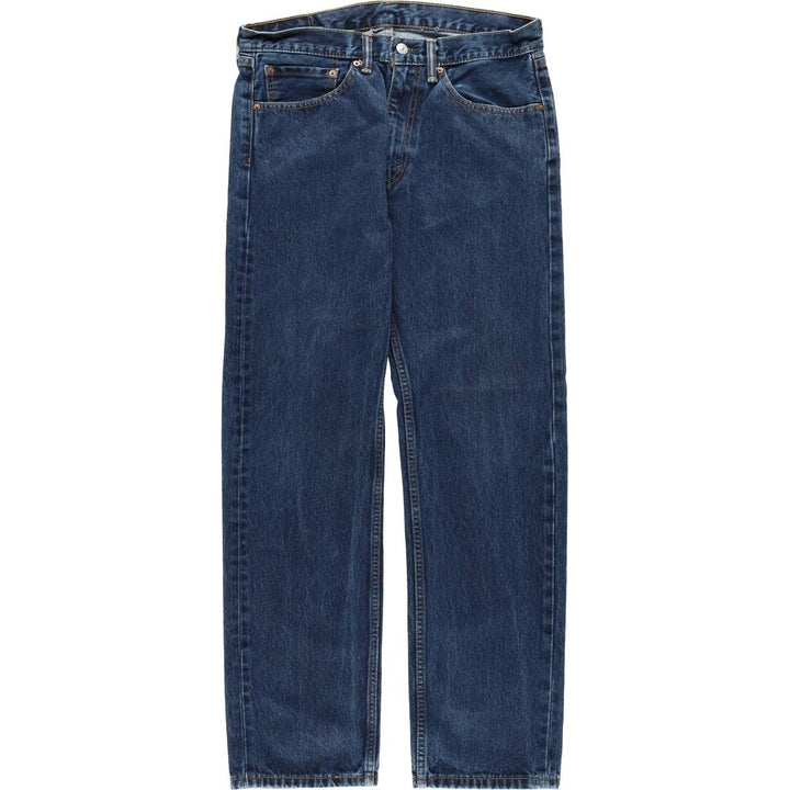 Levi's 505 tapered denim pants for men, size w36 cotton blue type Vintage Second Hand