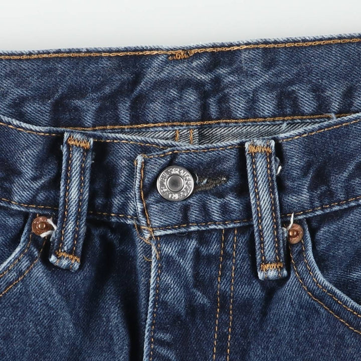 Levi's 505 tapered denim pants for men, size w36 cotton blue type Vintage Second Hand