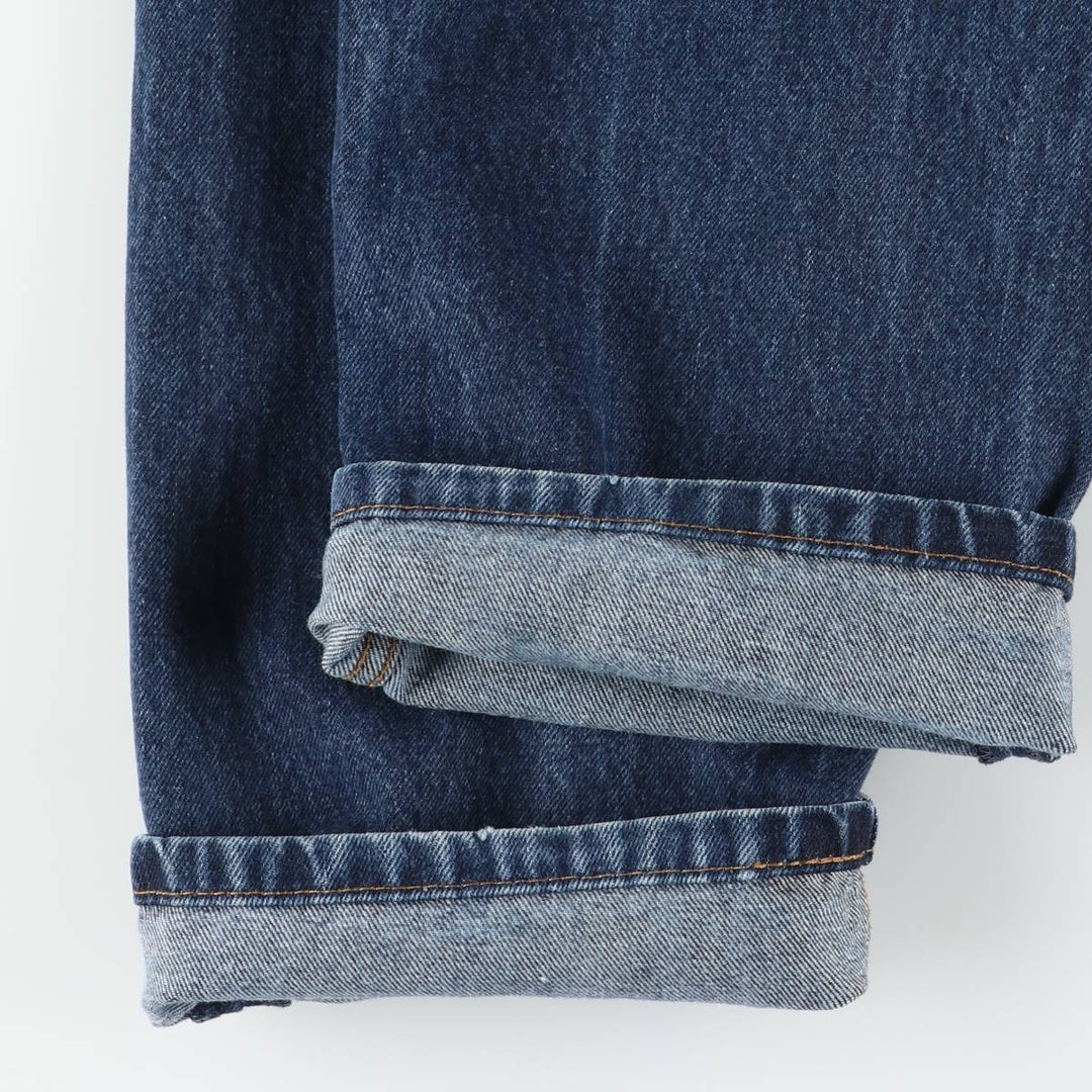 Levi's 505 tapered denim pants for men, size w36 cotton blue type Vintage Second Hand