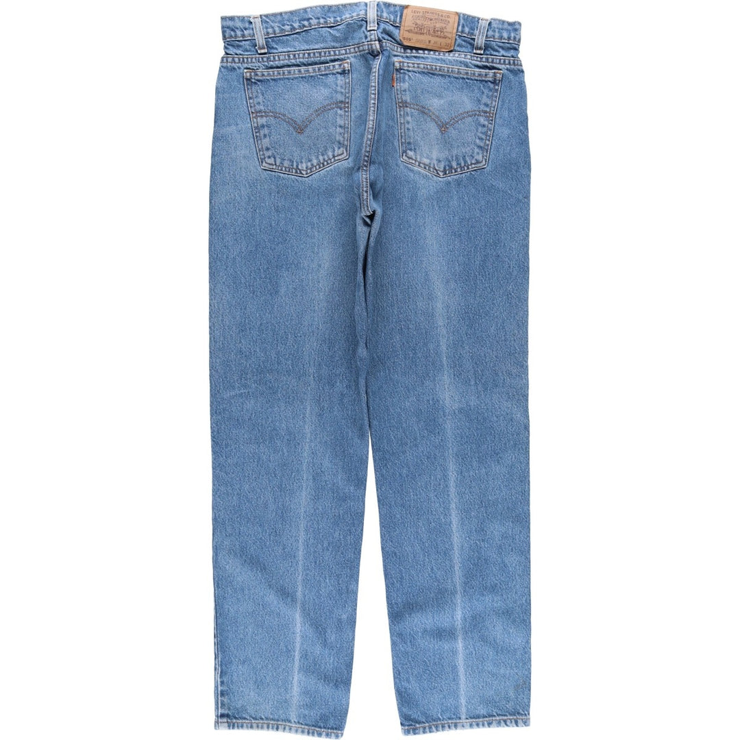Levi's 505 Orange Tab Tapered Denim Pants, Men's W35 (approx.) unclear Blue type light blue Vintage Second Hand