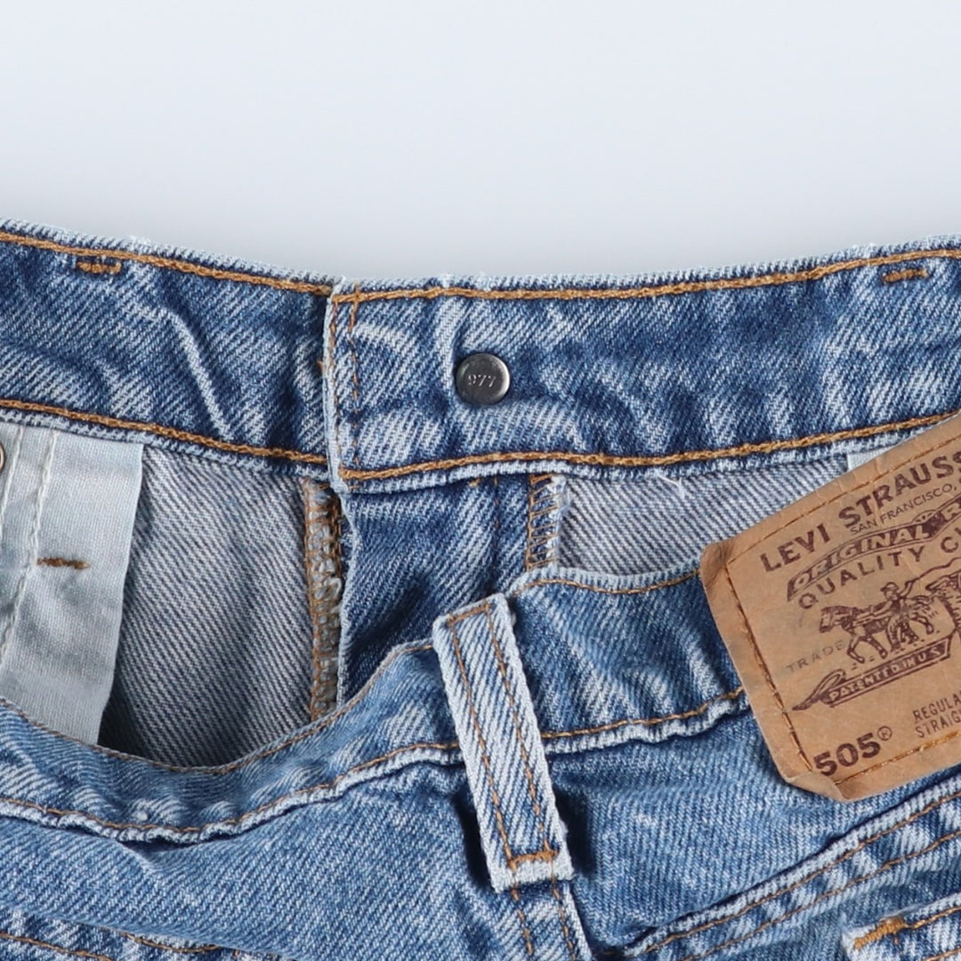 Levi's 505 Orange Tab Tapered Denim Pants, Men's W35 (approx.) unclear Blue type light blue Vintage Second Hand