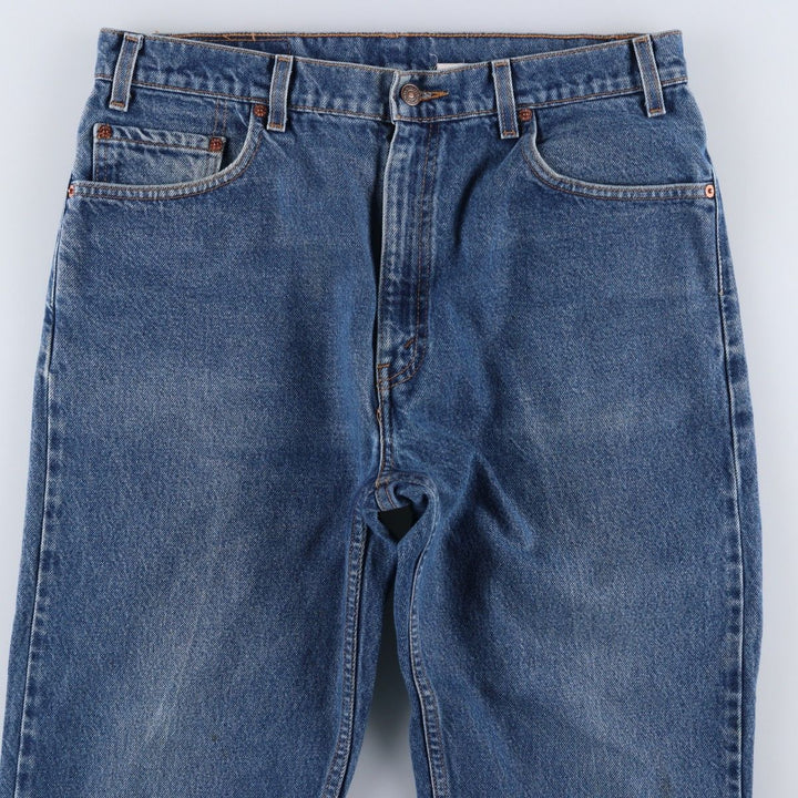 Levi's 505 Regular Fit Straight Leg Tapered Denim Pants, Men's Size W35 (approx.) unclear blue type Vintage Second Hand