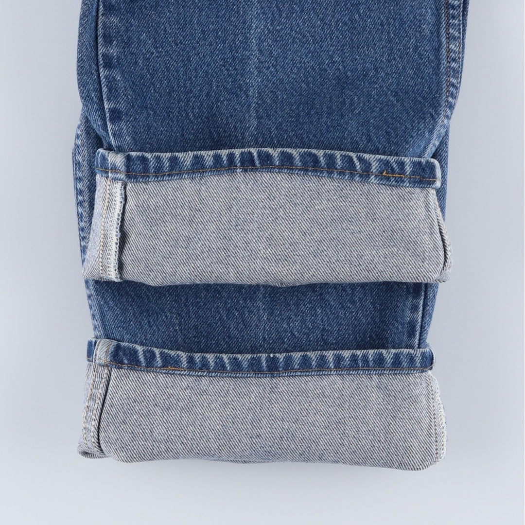 Levi's 505 Regular Fit Straight Leg Tapered Denim Pants, Men's Size W35 (approx.) unclear blue type Vintage Second Hand
