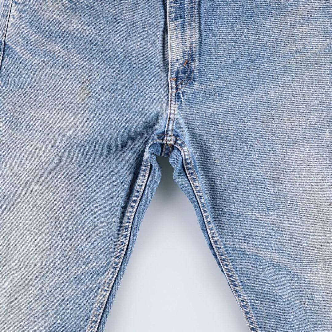 00'S Levi's 505 REGULAR FIT STRAIGHT LEG tapered denim pants for men, size w31 cotton Blue type light blue Vintage Second Hand