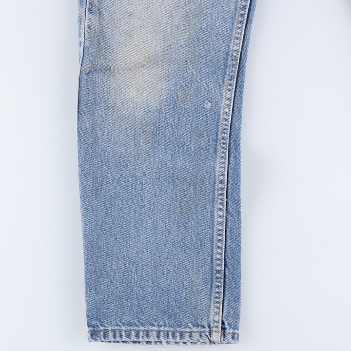 00'S Levi's 505 REGULAR FIT STRAIGHT LEG tapered denim pants for men, size w31 cotton Blue type light blue Vintage Second Hand