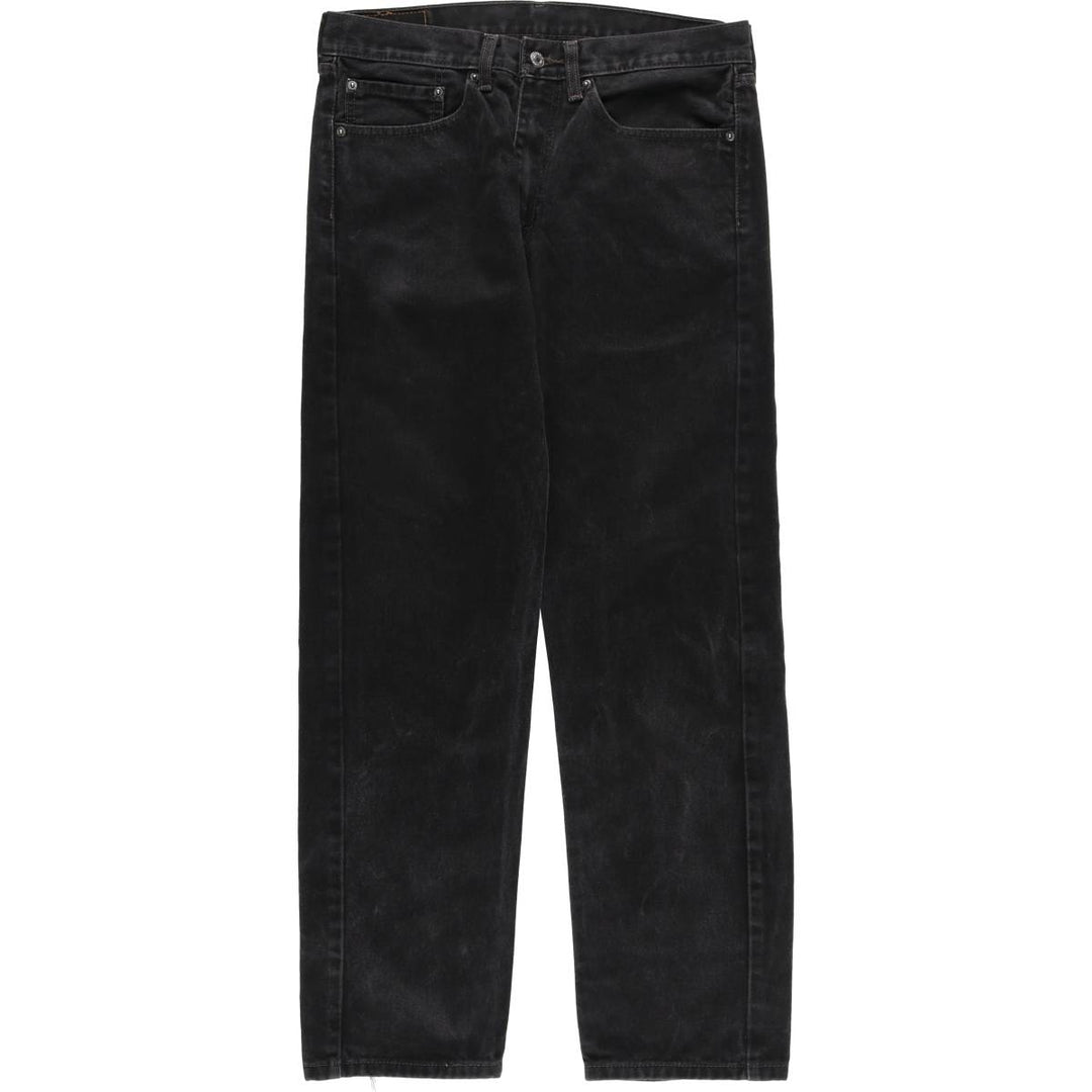 Levi's 505 Black Denim Tapered Denim Pants for Men, W34 equivalent cotton black type Vintage Second Hand