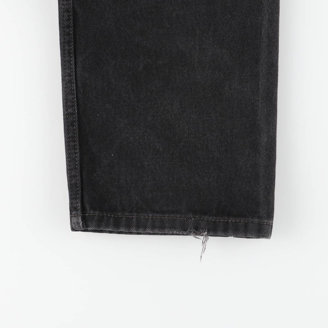 Levi's 505 Black Denim Tapered Denim Pants for Men, W34 equivalent cotton black type Vintage Second Hand