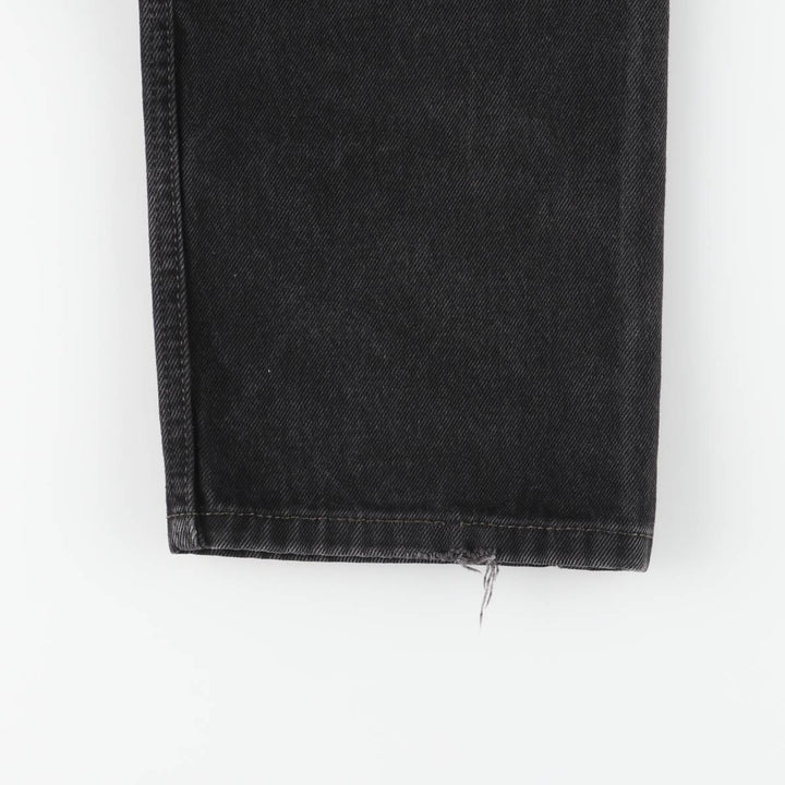Levi's 505 Black Denim Tapered Denim Pants for Men, W34 equivalent cotton black type Vintage Second Hand