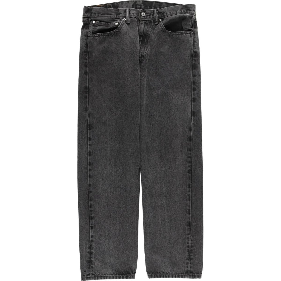 90'S Levi's 505 Black Denim Tapered Jeans, Men's Size W36 (approx.), Vintage cotton black type Vintage Second Hand