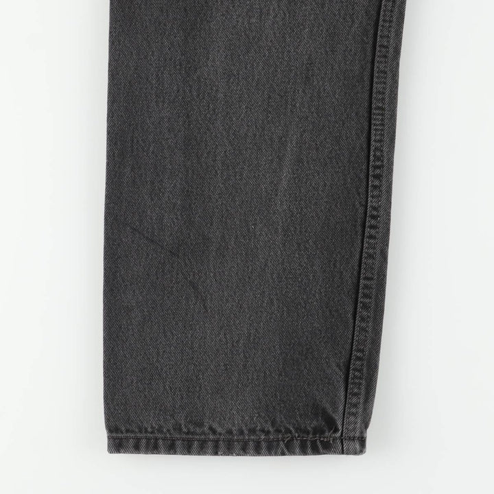 90'S Levi's 505 Black Denim Tapered Jeans, Men's Size W36 (approx.), Vintage cotton black type Vintage Second Hand