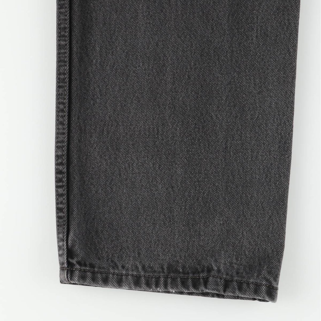 90'S Levi's 505 Black Denim Tapered Jeans, Men's Size W36 (approx.), Vintage cotton black type Vintage Second Hand
