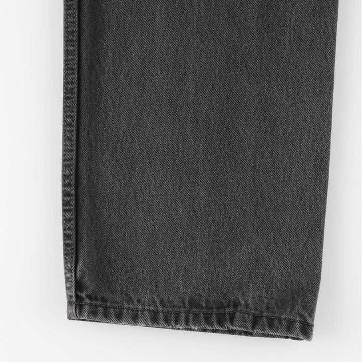 90'S Levi's 505 Black Denim Tapered Jeans, Men's Size W36 (approx.), Vintage cotton black type Vintage Second Hand