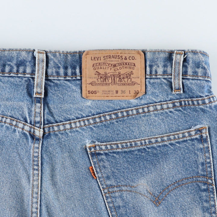 90'S Levi's Regular Fit Straight Leg Orange Tab Tapered Denim Pants, Men's Size W36 (approx.), Vintage cotton blue type Vintage Second Hand