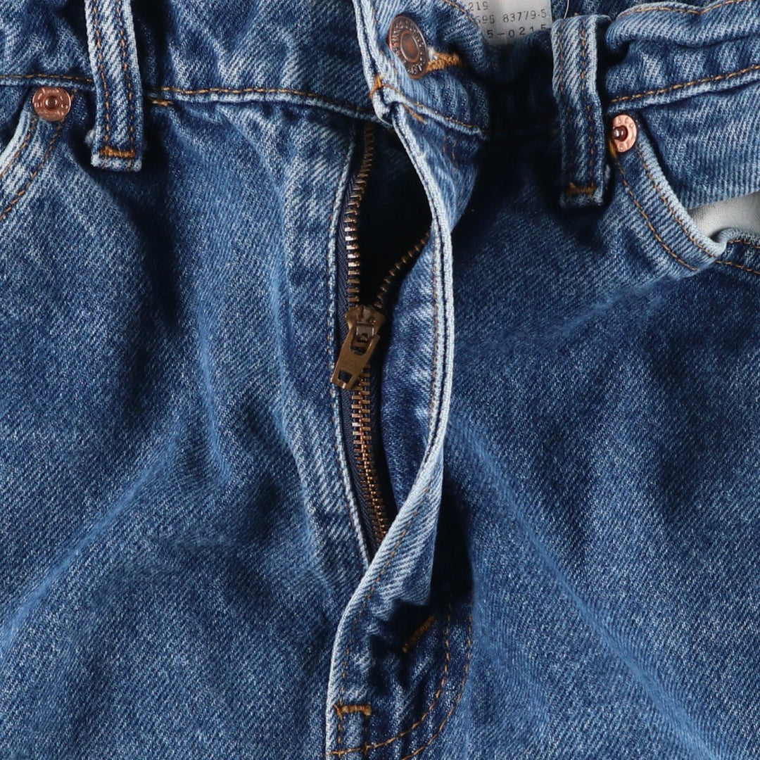 90'S Levi's 505 Regular Fit Straight Leg Orange Tab Tapered Denim Pants, Men's Size W33 (approx.), Vintage cotton blue type Vintage Second Hand