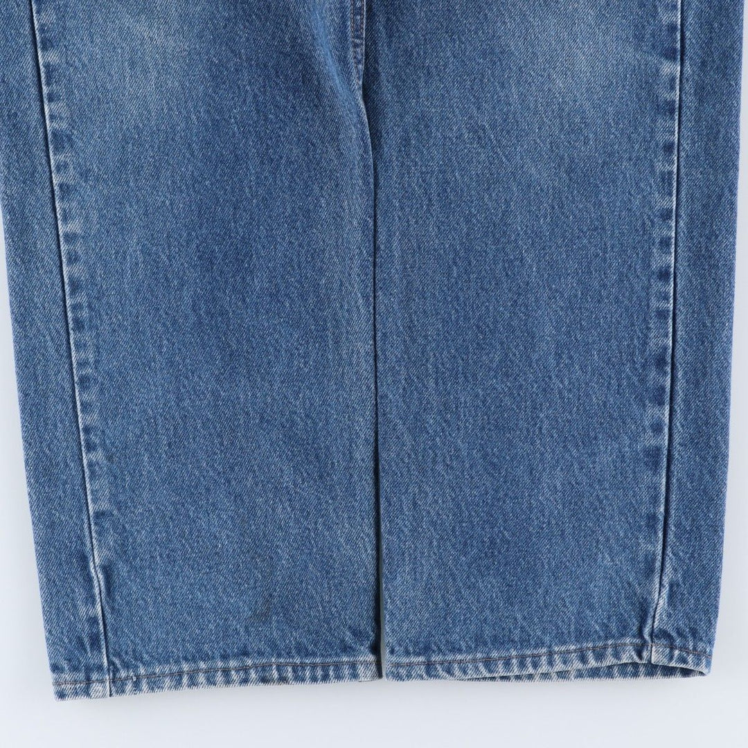 90'S Levi's 505 Regular Fit Straight Leg Orange Tab Tapered Denim Pants, Men's Size W33 (approx.), Vintage cotton blue type Vintage Second Hand