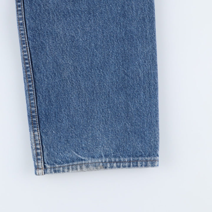 90'S Levi's 505 Regular Fit Straight Leg Orange Tab Tapered Denim Pants, Men's Size W33 (approx.), Vintage cotton blue type Vintage Second Hand