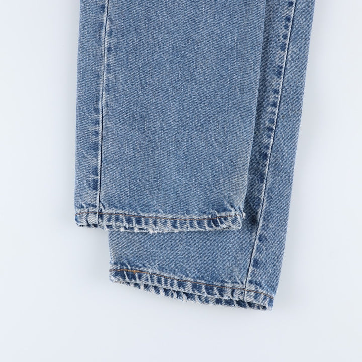 00'S Levi's 505 tapered denim pants for men, size w35 cotton blue type Vintage Second Hand