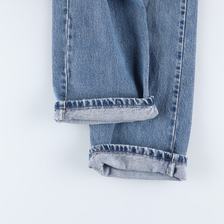 00'S Levi's 505 tapered denim pants for men, size w35 cotton blue type Vintage Second Hand