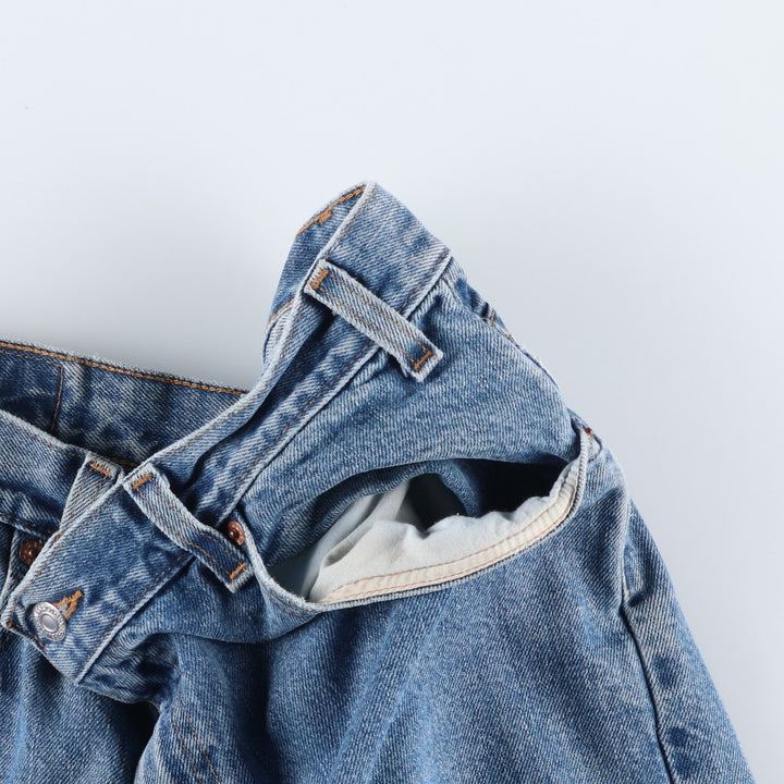 00'S Levi's 505 tapered denim pants for men, size w35 cotton blue type Vintage Second Hand