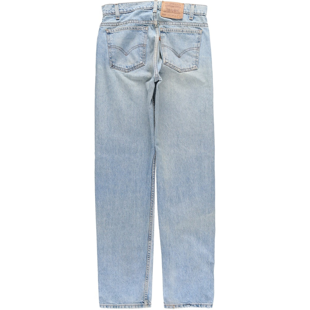90'S Levi's 505 Orange Tab Tapered Denim Pants Men's W30 Vintage cotton Blue type light blue Vintage Second Hand