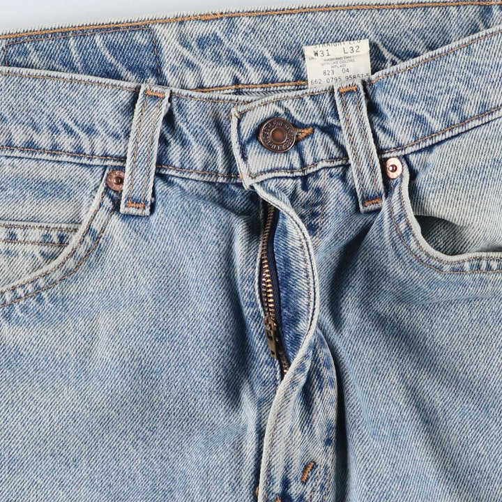 90'S Levi's 505 Orange Tab Tapered Denim Pants Men's W30 Vintage cotton Blue type light blue Vintage Second Hand