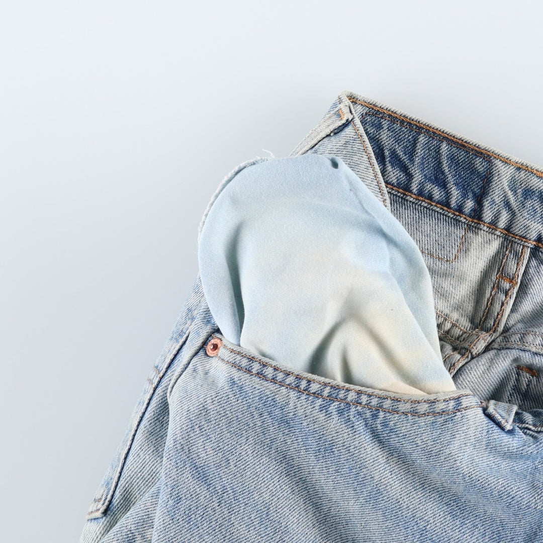 90'S Levi's 505 Orange Tab Tapered Denim Pants Men's W30 Vintage cotton Blue type light blue Vintage Second Hand