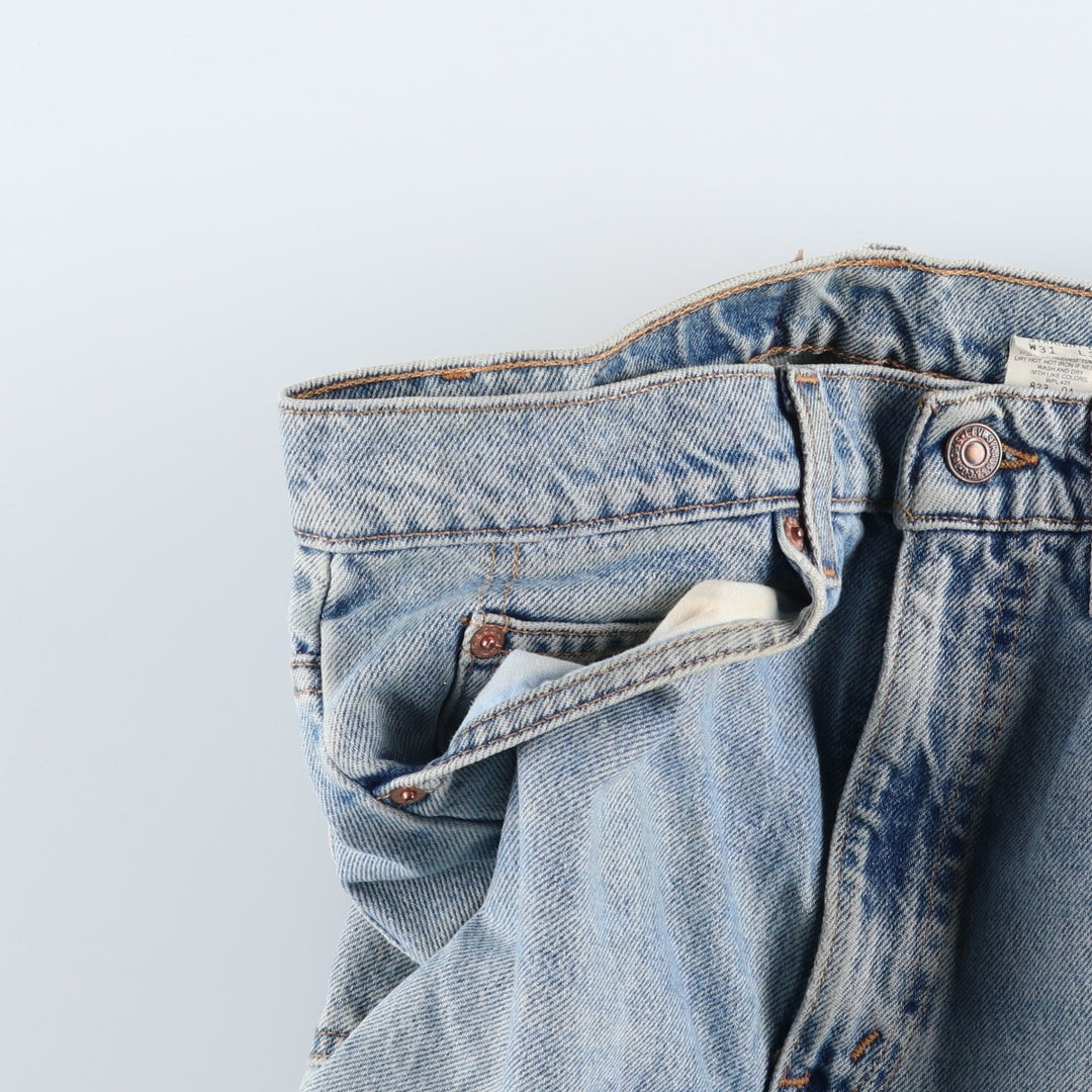 90'S Levi's 505 Orange Tab Tapered Denim Pants Men's W30 Vintage cotton Blue type light blue Vintage Second Hand