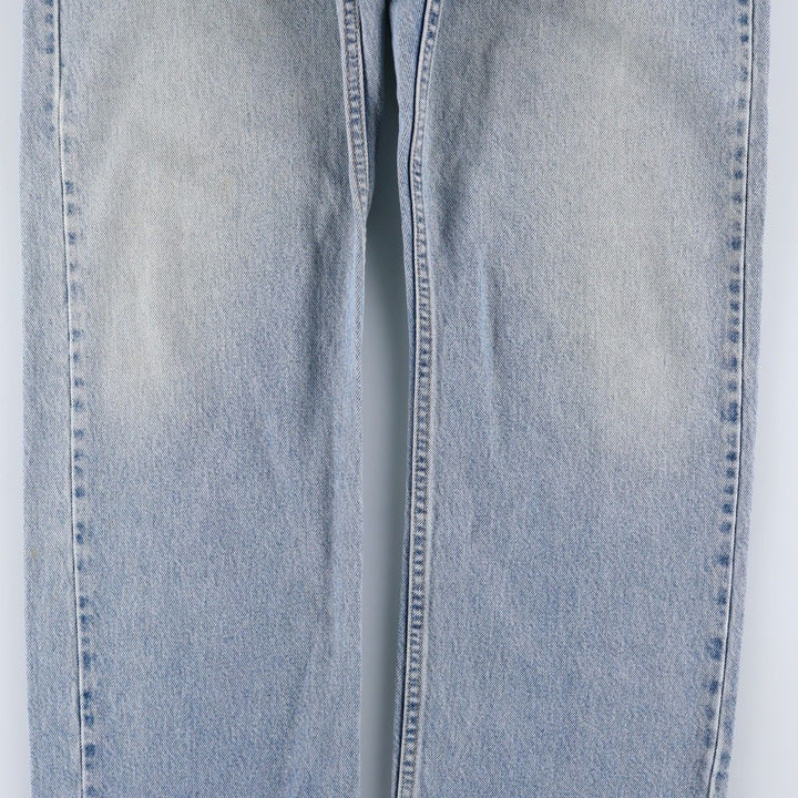 00'S Levi's 505 REGULAR FIT STRAIGHT LEG tapered denim pants for men, size w35 cotton Blue type light blue Vintage Second Hand