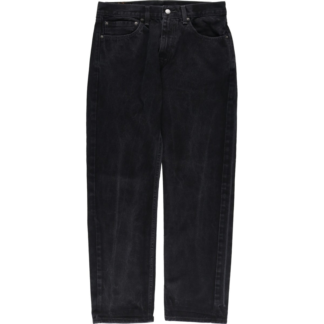 Levi's 505 Black Denim Tapered Denim Pants for Men, W34 equivalent cotton black type Vintage Second Hand