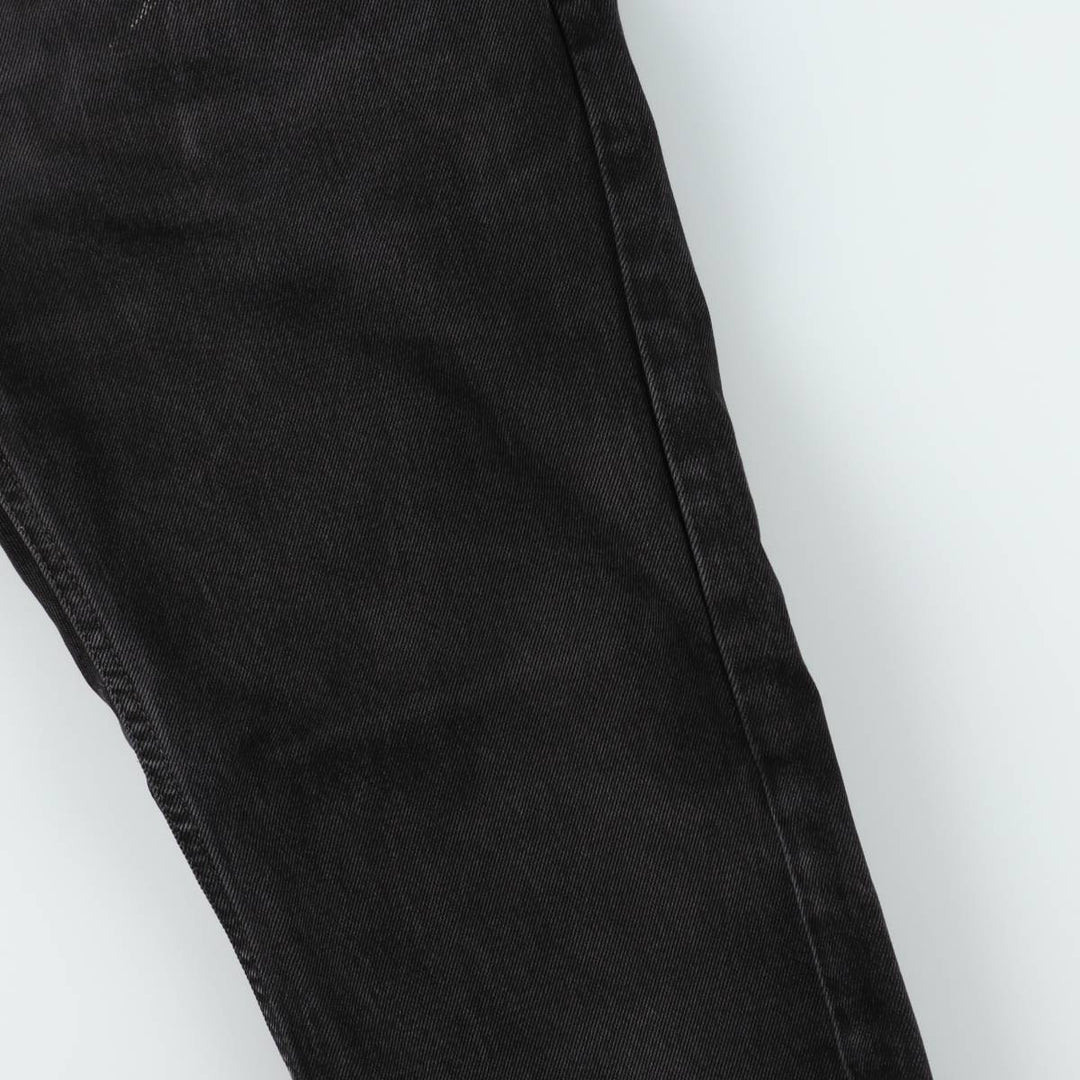 Levi's 505 Black Denim Tapered Denim Pants for Men, W34 equivalent cotton black type Vintage Second Hand