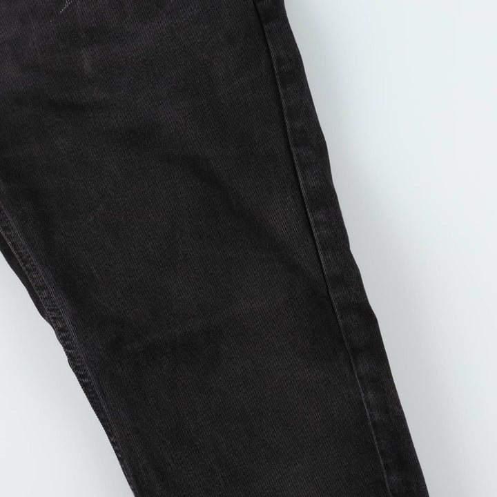 Levi's 505 Black Denim Tapered Denim Pants for Men, W34 equivalent cotton black type Vintage Second Hand
