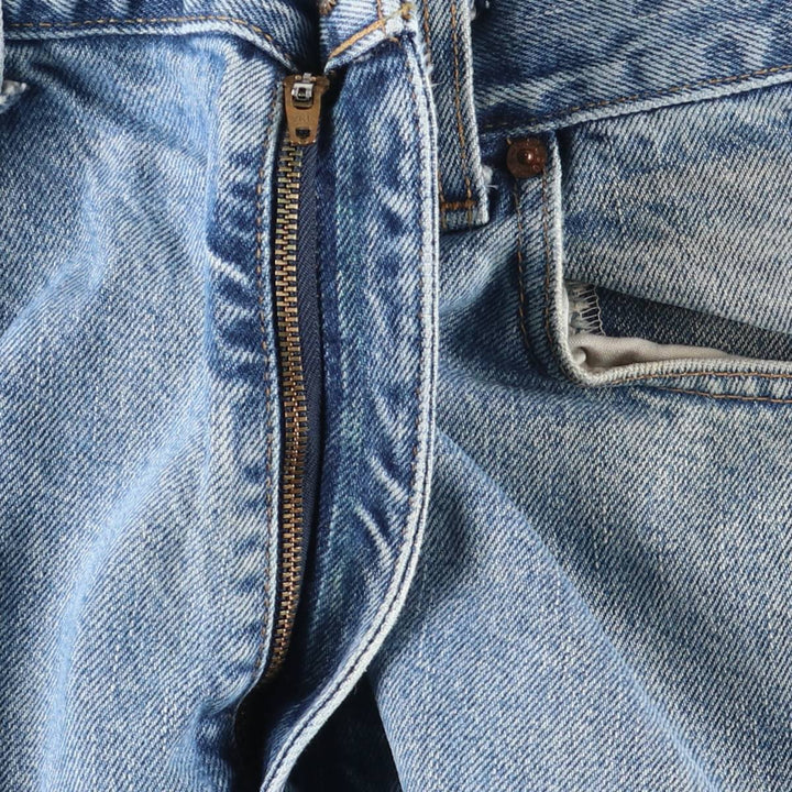 00'S Levi's 505 REGULAR FIT STRAIGHT LEG tapered denim pants for men, size w36 cotton Blue type light blue Vintage Second Hand