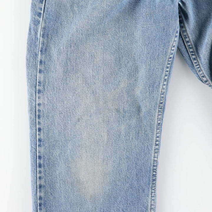 00'S Levi's 505 REGULAR FIT STRAIGHT LEG tapered denim pants for men, size w36 cotton Blue type light blue Vintage Second Hand