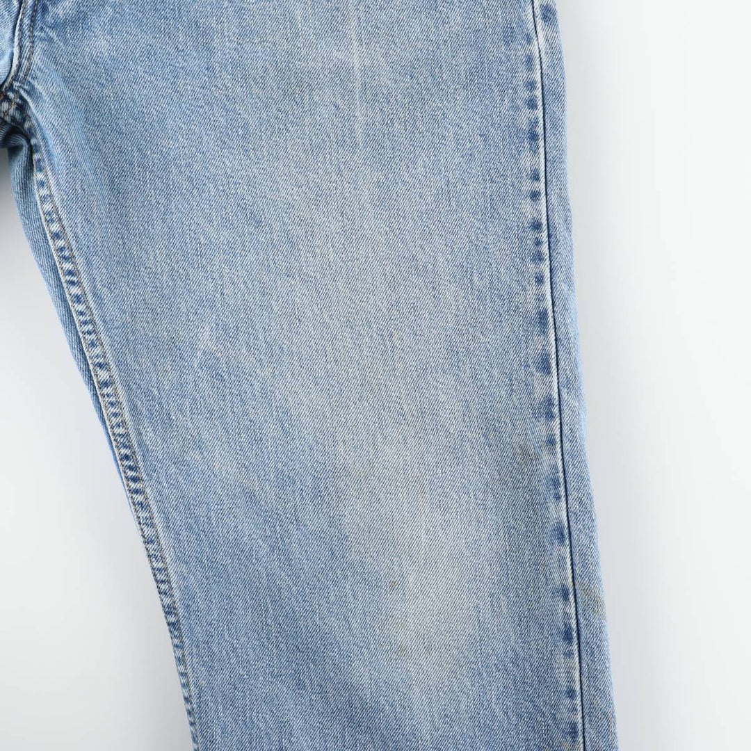 00'S Levi's 505 REGULAR FIT STRAIGHT LEG tapered denim pants for men, size w36 cotton Blue type light blue Vintage Second Hand