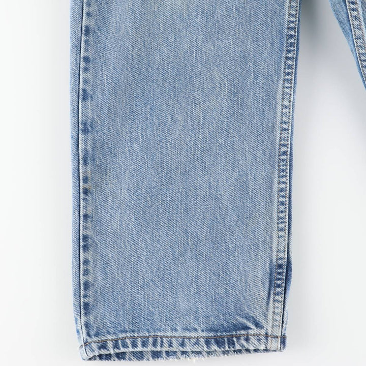 00'S Levi's 505 REGULAR FIT STRAIGHT LEG tapered denim pants for men, size w36 cotton Blue type light blue Vintage Second Hand