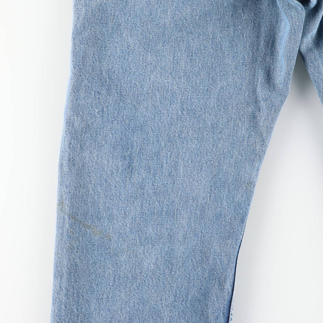 00'S Levi's 505 REGULAR FIT STRAIGHT LEG tapered denim pants for men, size w36 cotton Blue type light blue Vintage Second Hand