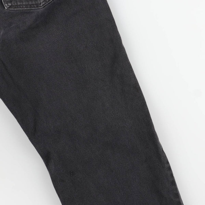 Levi's 505 Black Denim Tapered Denim Pants, Men's Size W37 cotton black type Vintage Second Hand